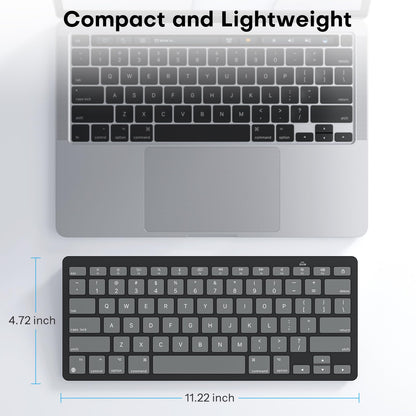 Ultra-Slim Wireless Keyboard for Mac (MacOS 10.10+), Compact Size