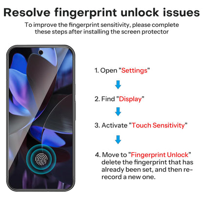 3+2 Pack for Google Pixel 9 Pro XL Screen Protector 6.8 Inch