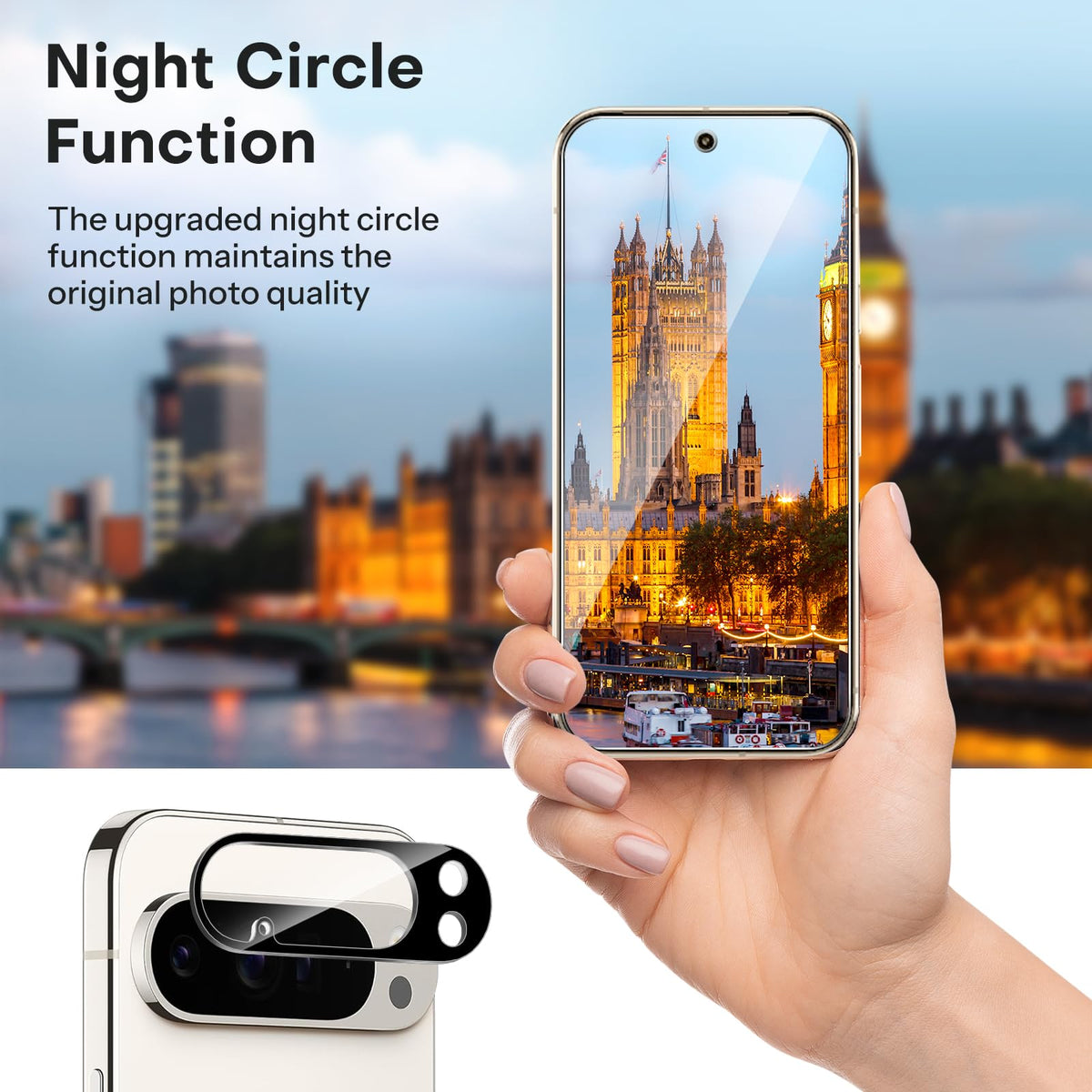 3+2 Pack for Google Pixel 10 Pro Screen Protector 6.3 inch