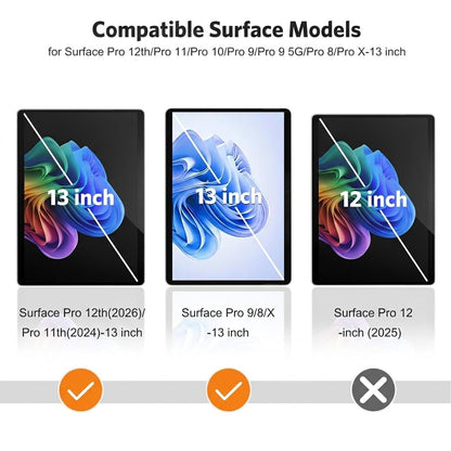 Privacy Screen Protector for Surface Pro 12th/11/10/9/8/X-13 inch