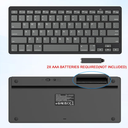 Ultra-Slim Bluetooth Keyboard for iPad,iPad Pro/Air/Mini,iPhone