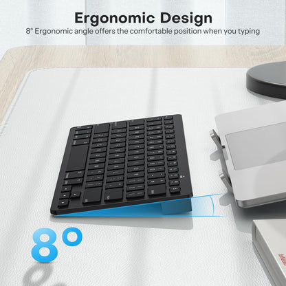 Ultra-Slim Wireless Keyboard for Mac (MacOS 10.10+), Compact Size