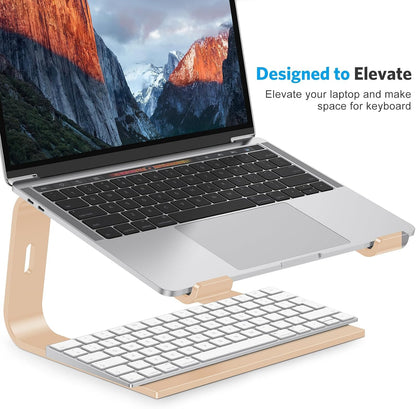 Laptop Stand, Detachable Mount for MacBook Air/Pro Dell HP Gold