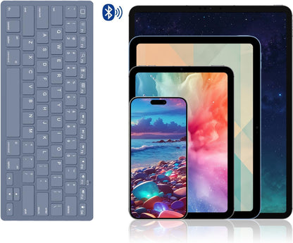 Ultra-Slim Bluetooth Keyboard for iPad,iPad Pro/Air/Mini,iPhone