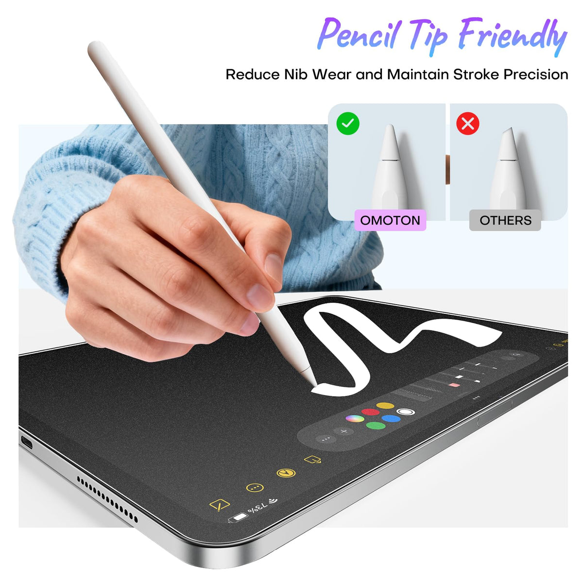 PAPERSENSE 2 Pack Paper Screen Protector for iPad Pro 12.9