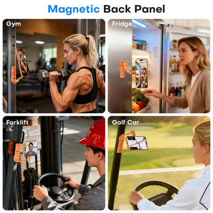 TP03 [Ultra-Slim] 360° Rotating for MagSafe Tripod with Hook, Orange