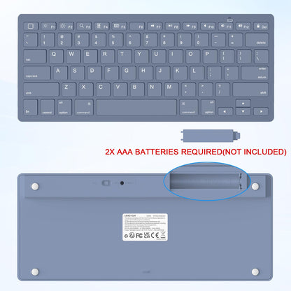 Ultra-Slim Bluetooth Keyboard for iPad,iPad Pro/Air/Mini,iPhone