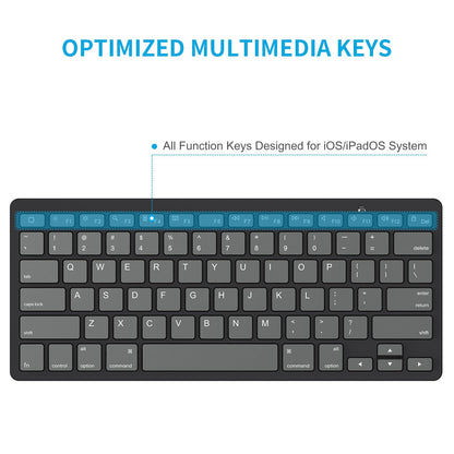 Ultra-Slim Bluetooth Keyboard for iPad,iPad Pro/Air/Mini,iPhone
