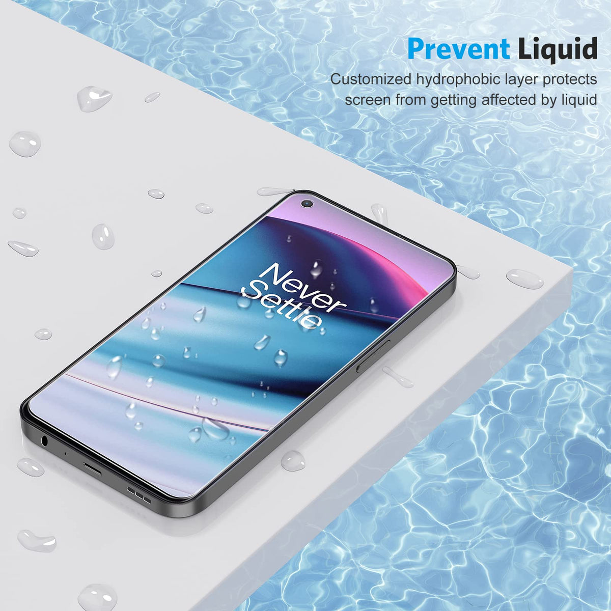 [3 pack] Screen Protector Compatible for OnePlus Nord N20 5G, Tempered Glasses Screen Protector - Easy Installation/Case Friendly/Sensitive Touch【Not for Nord N200】
