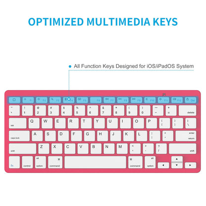 Ultra-Slim Bluetooth Keyboard for iPad,iPad Pro/Air/Mini,iPhone