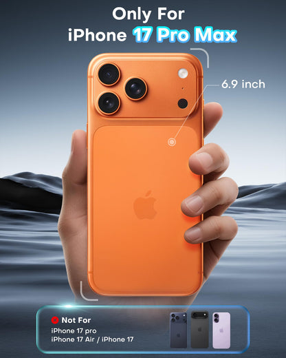 Privacy Screen Protector for iPhone 17 Pro Max, 2 Pack