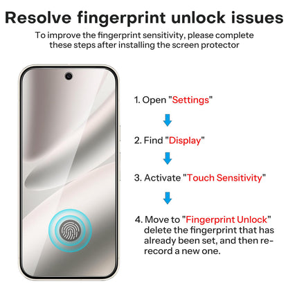 3+2 Pack for Google Pixel 10 Pro Screen Protector 6.3 inch