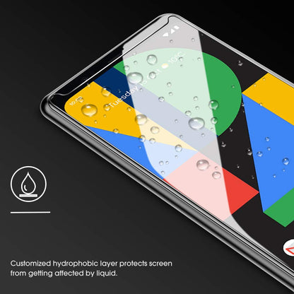 [4 Pack Screen Protector for Google Pixel 4 (5.7 Inch), Tempered Glass/Scratch Resistant/Only Cover Display Area