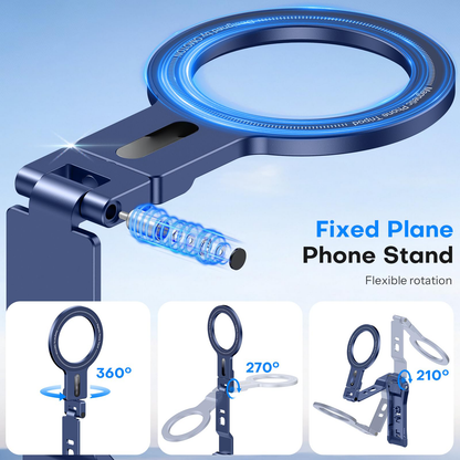 TP03 [Ultra-Slim] 360° Rotating for MagSafe Tripod with Hook, Blue