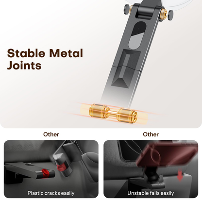 TP02 Magnetic Phone Tripod for MagSafe, 360° Pivot, Clamp & Stand